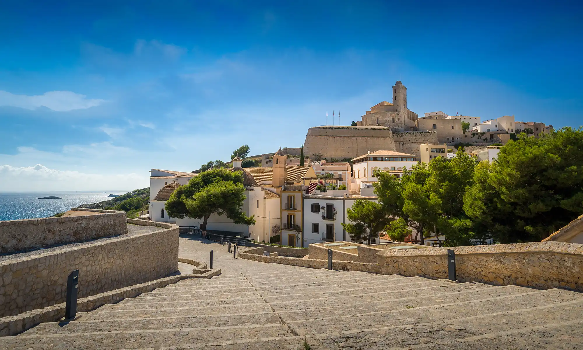 Blick auf Ibiza-Stadt